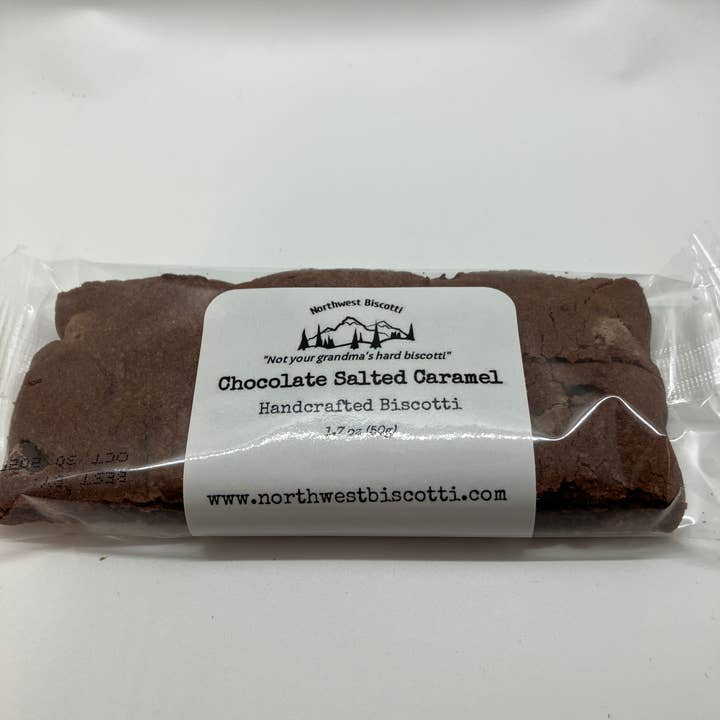 Northwest Biscotti, LLC - Wholesale Cookie - Chocolate Salted Caramel Biscotti