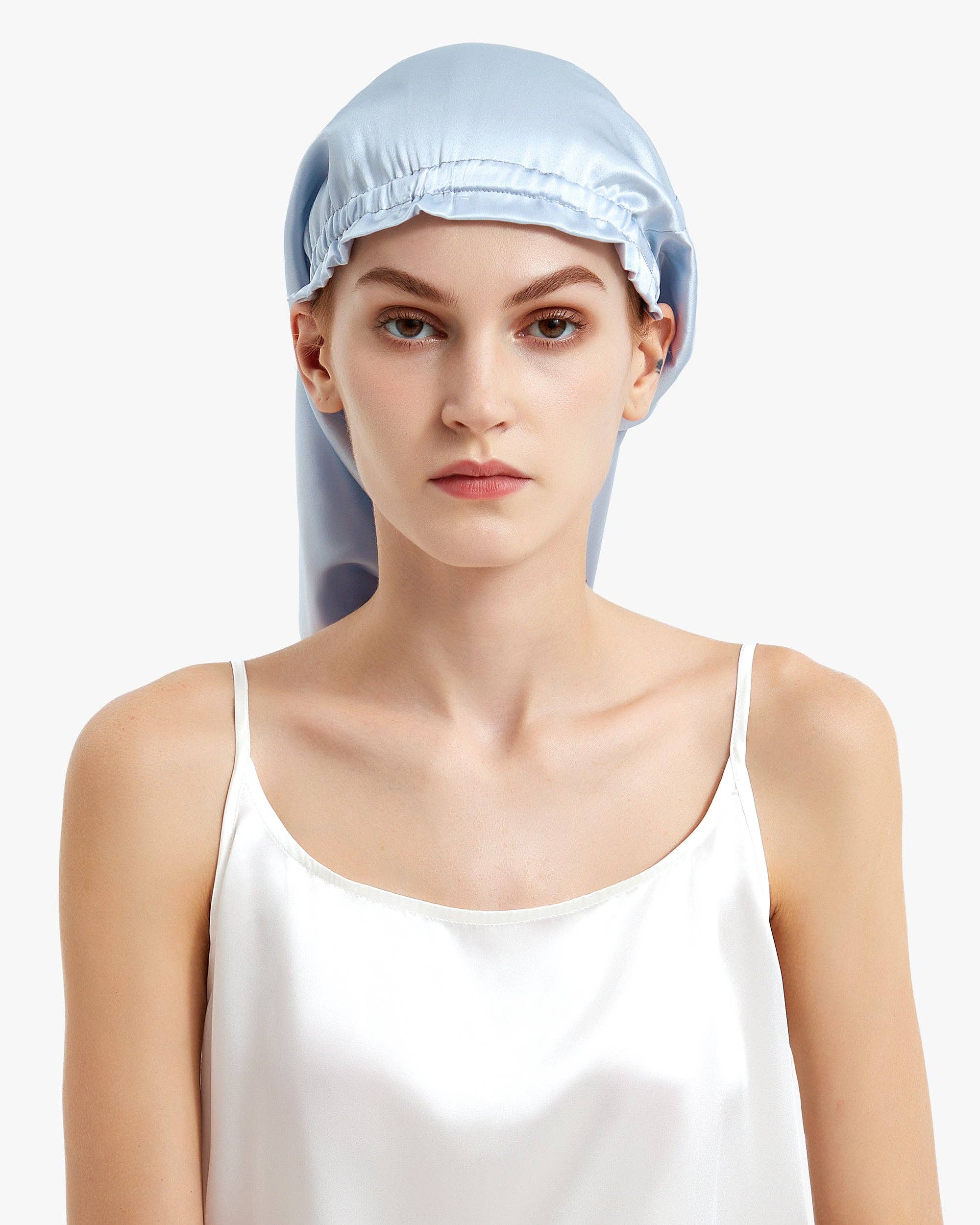 MommeSilk - Wholesale Sleep Cap / Bonnet - Women's - 22 MM - Pure Long Silk Hair Bonnet15