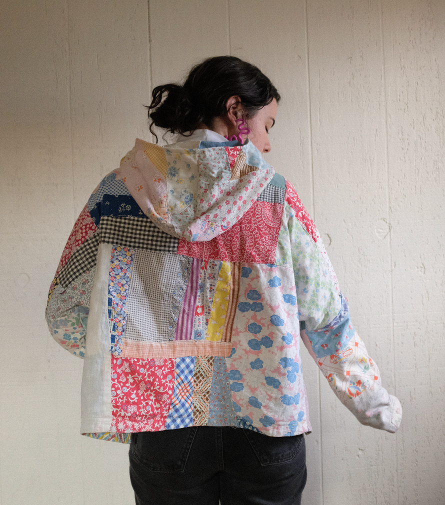 Reclaim Creative - Wholesale Hoodie - Women's - Quilt Hoodie - Assorted Quilts7