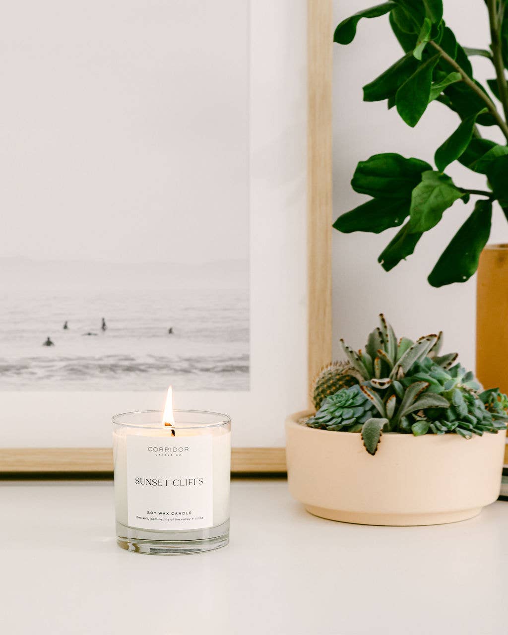 Corridor Candle Co. - Wholesale Jar/Filled Candle - Sunset Cliffs Soy Candle3