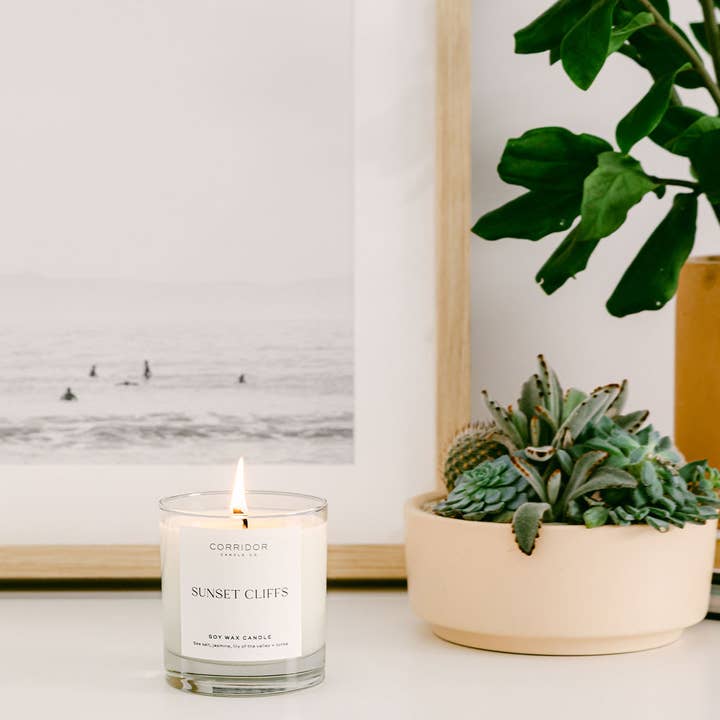 Corridor Candle Co. - Wholesale Jar/Filled Candle - Sunset Cliffs Soy Candle3