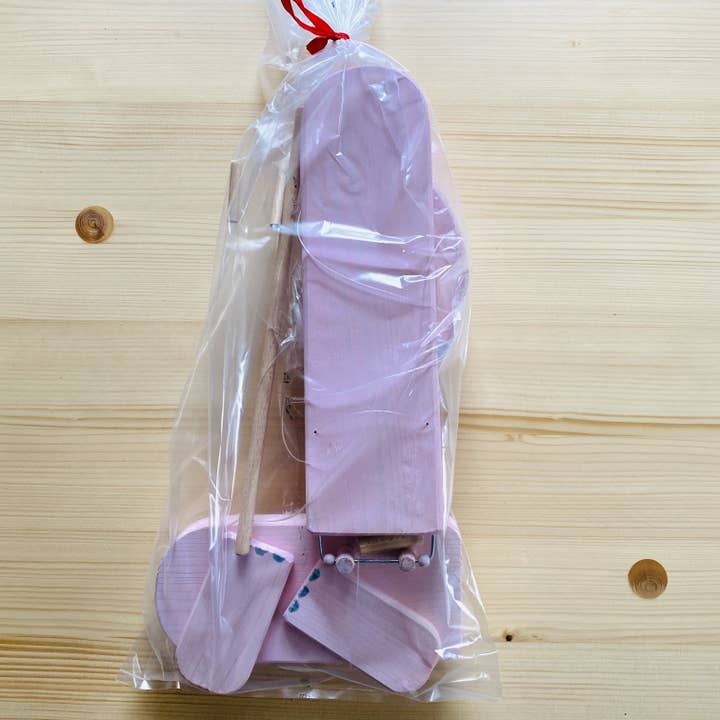 Mrozci - Wholesale Baby Mobile - Pink Elephant Flying Wooden Mobile - Baby Girl Nursery Decor6