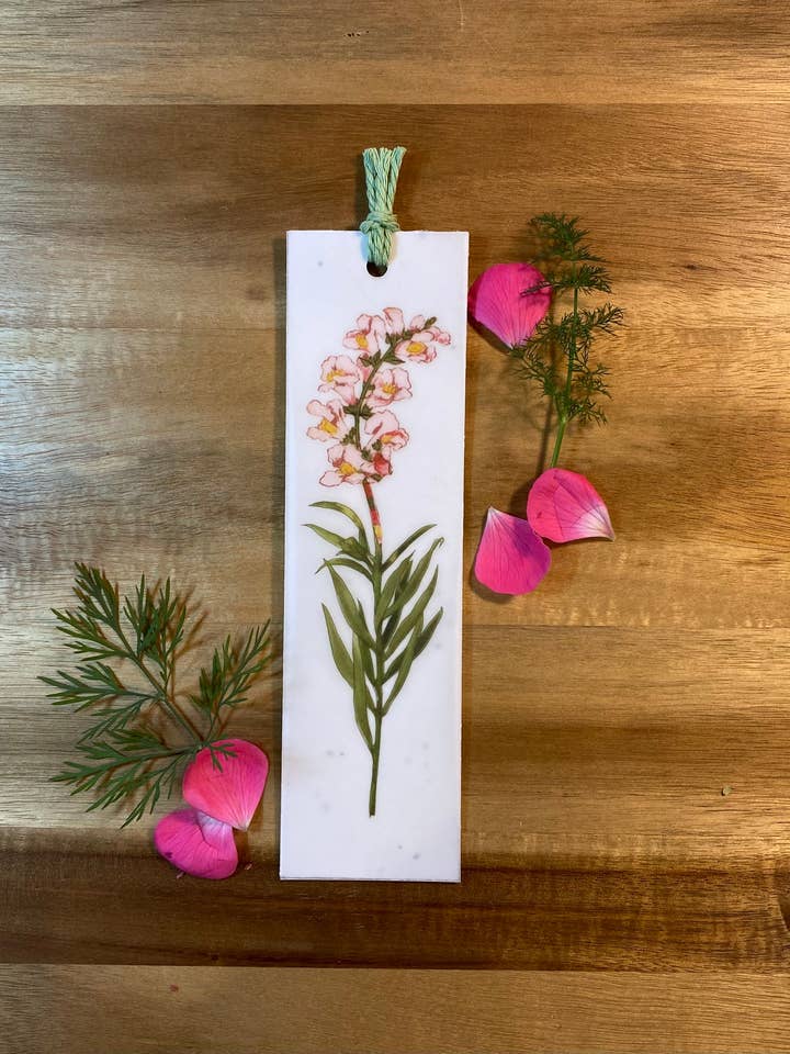 Marcador de Livro Plantável | Marcador Ecológico 2 em 1 | Boca-de-leão por atacado de The Raven’s Edge Studio