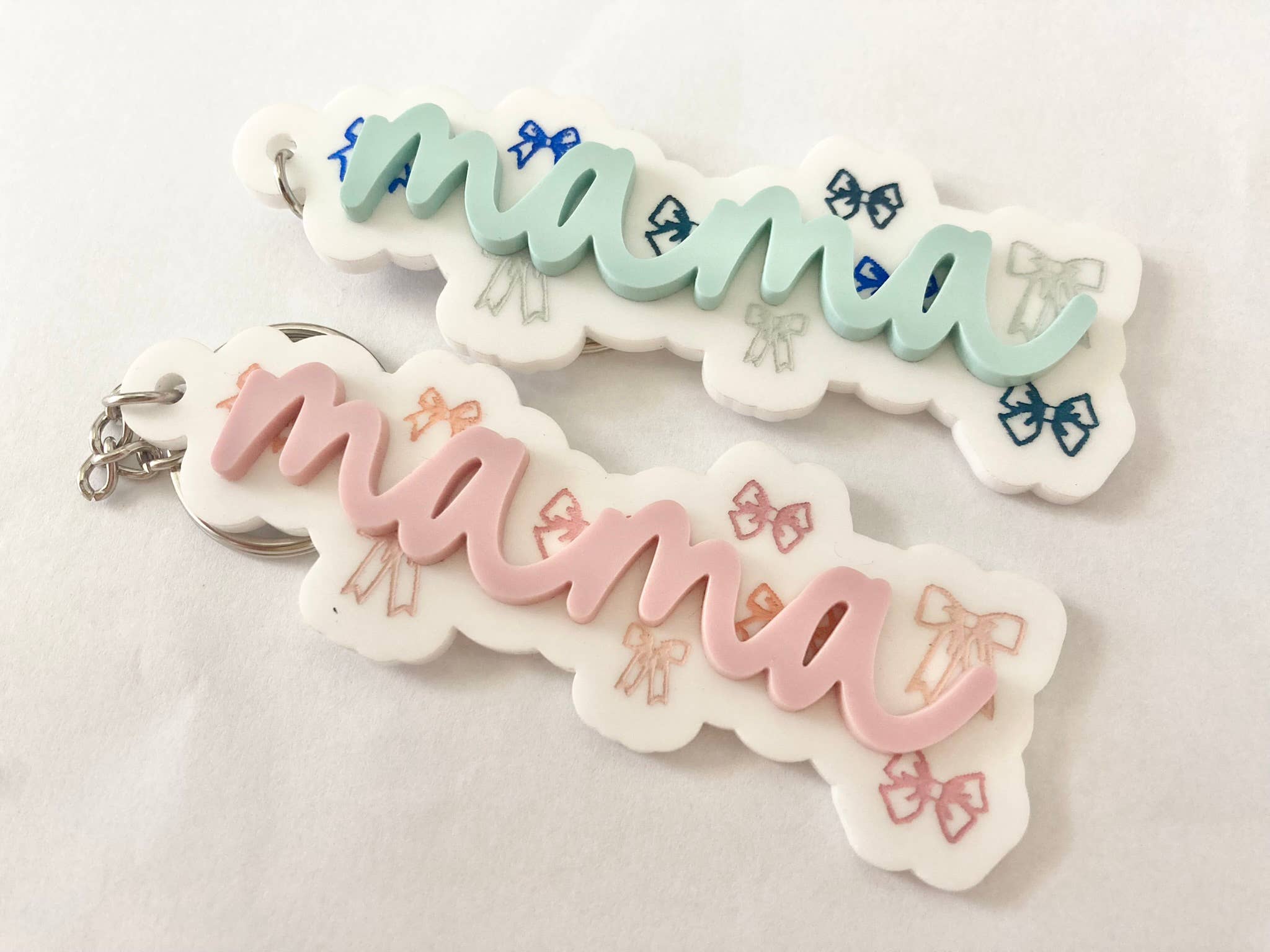 Cope and Co Custom Signs - Vendita all'ingrosso Portachiavi - Donna - Portachiavi Bow Mama1