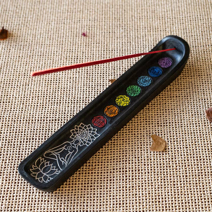 Seven Chakra Incense Burner for wholesale by Pacific Trading