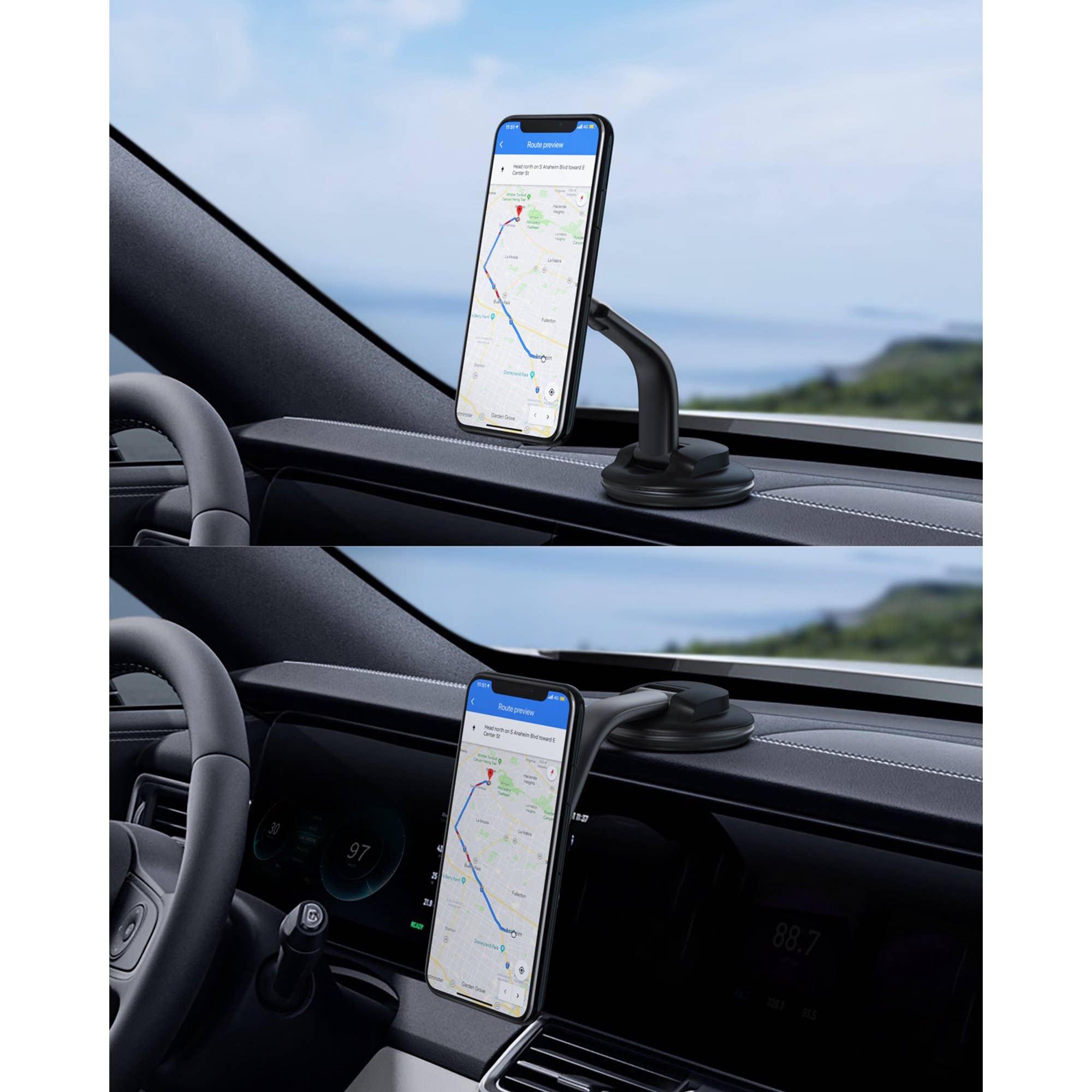 Above Edge - Wholesale Tabletstandaard - Telefoonhouder voor auto 360 graden4