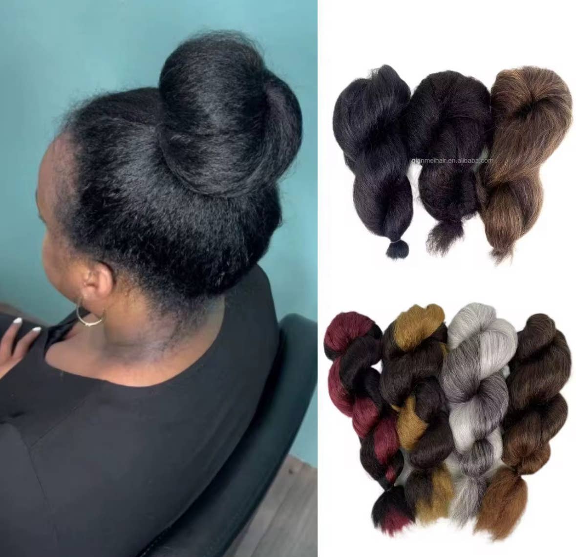 Chabinehairstore - Vente Extensions de cheveux - Afro kinky lissable5