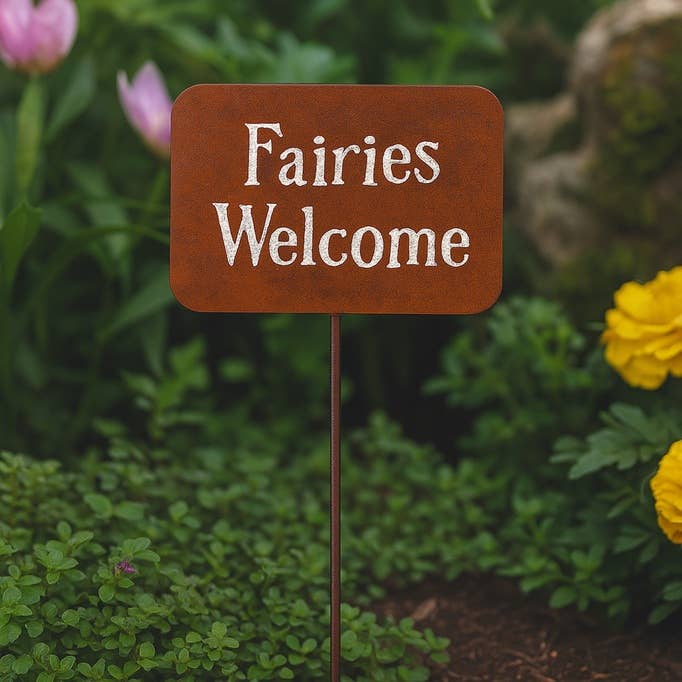 Factory Direct Craft - Wholesale Knipsels - Leeg Metalen Bord Paal - Kies Zwart of Roestig Blik4