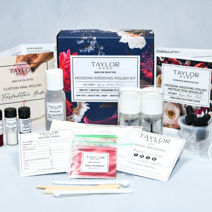 Taylor Made Polish - Vendita all'ingrosso Set di smalti - Kit Personalizzato di Smalti per Unghie da Sposa - TEMA COLORE MODERNO