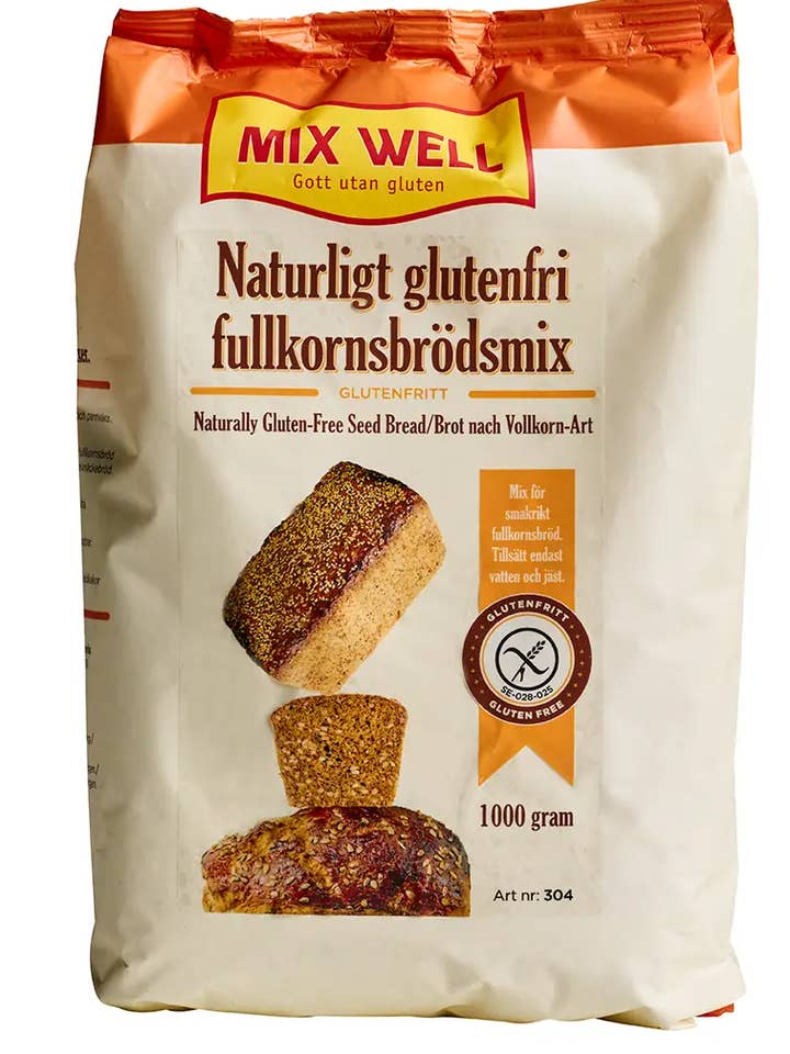 304 Natural Gluten-Free Whole Grain Bread Mix for wholesale by MixWell
