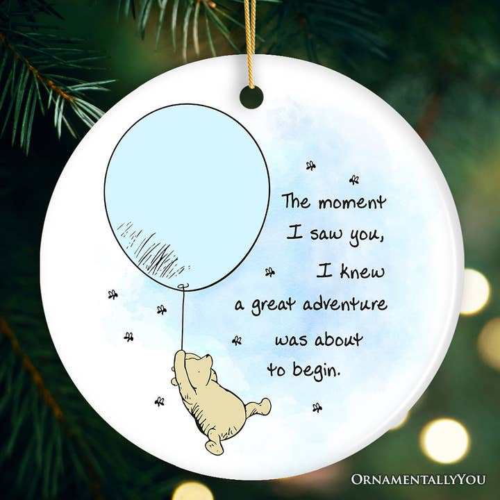 Toen ik jou zag, wist ik dat een avontuur zou beginnen, Ornament voor wholesale door OrnamentallyYou