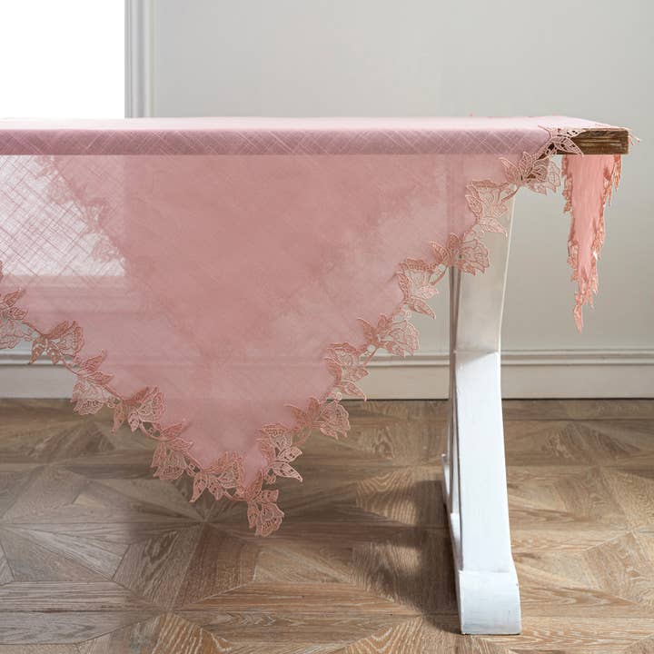 Xia Home Fashions & Manor Luxe - Wholesale Tablecloth - Gorgeous lace roses Table Cloth