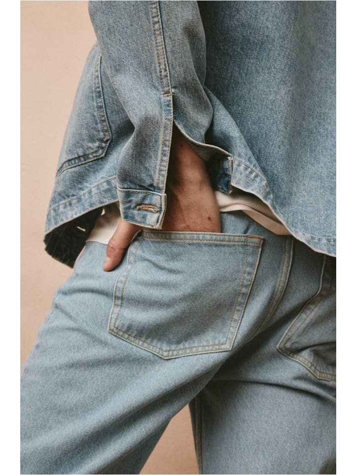 JAQK - Wholesale Jeans - Men's - Jean Semi Slim Cooper Bleach