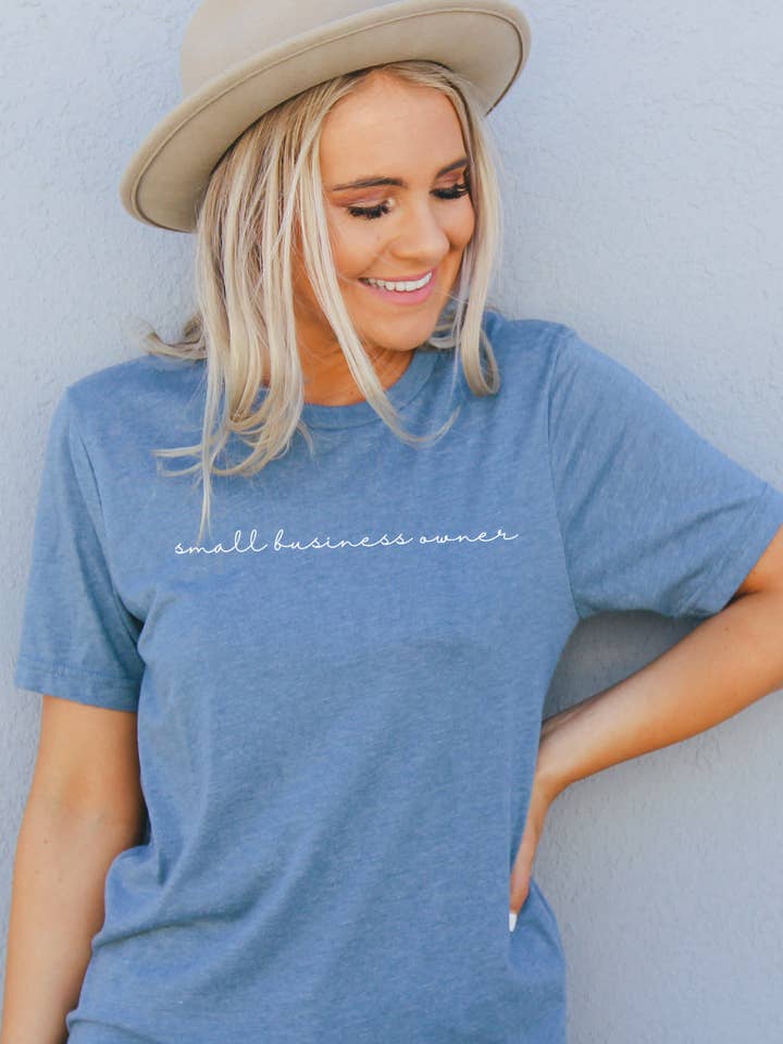 Small Business Owner Tee for engroshandel hos MotivatedBabe