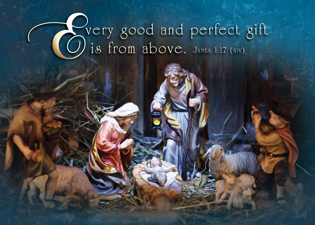 Warner Press – Großhandel Weihnachtskarte – Geschenk von oben - Weihnachtskarten in Schachtel1