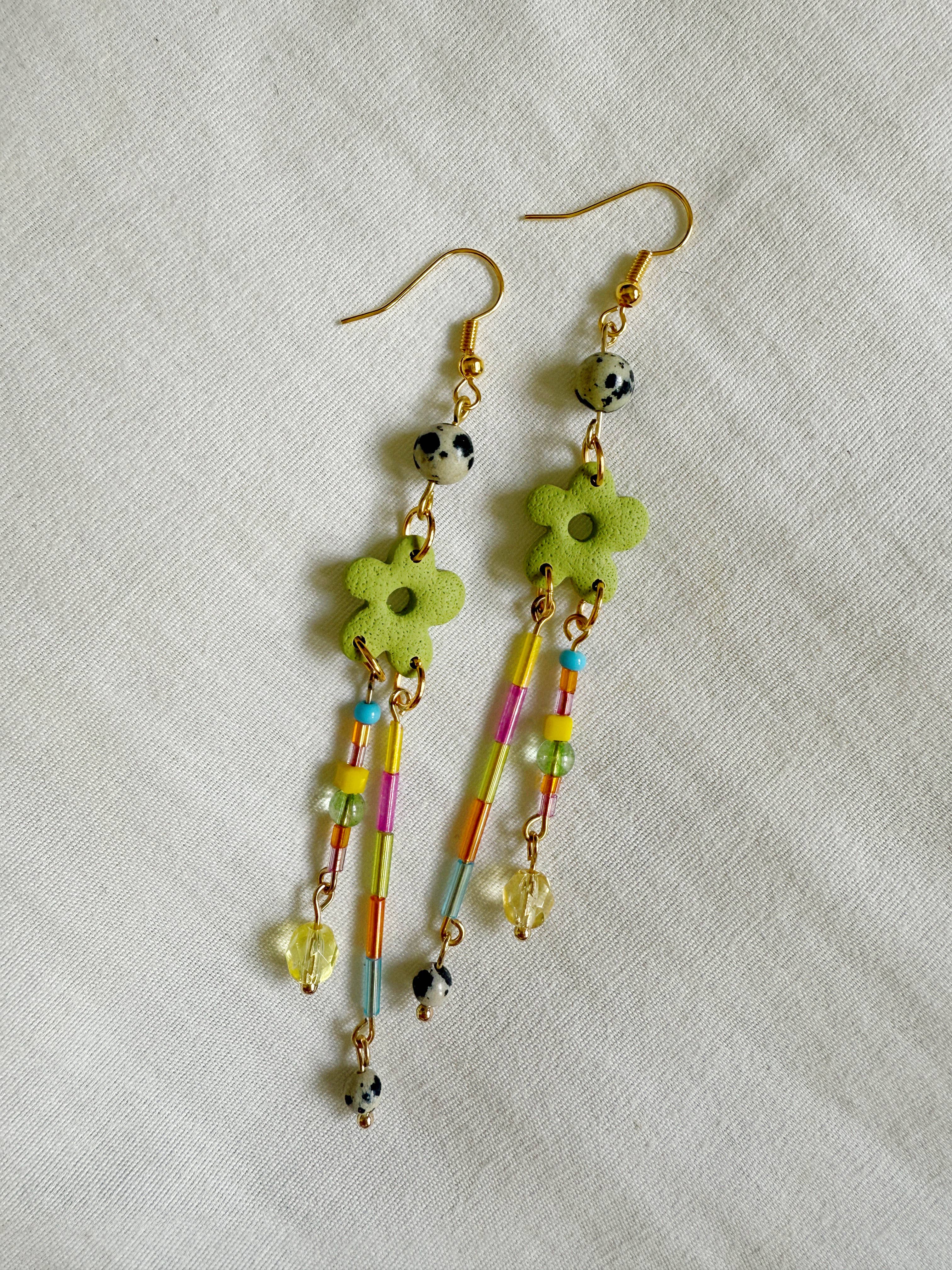 Lemon Lee Studio - Wholesale Dangle Earrings - Matcha Gigi Earrings3