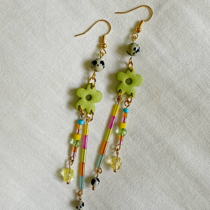 Lemon Lee Studio - Wholesale Dangle Earrings - Matcha Gigi Earrings3