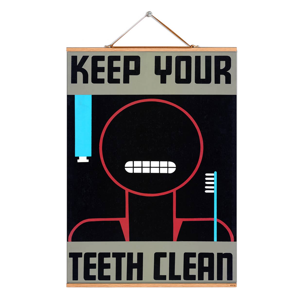 Eicie - Wholesale Poster - Scroll picture illustration # 386/PosterArt/Teeth Clean0