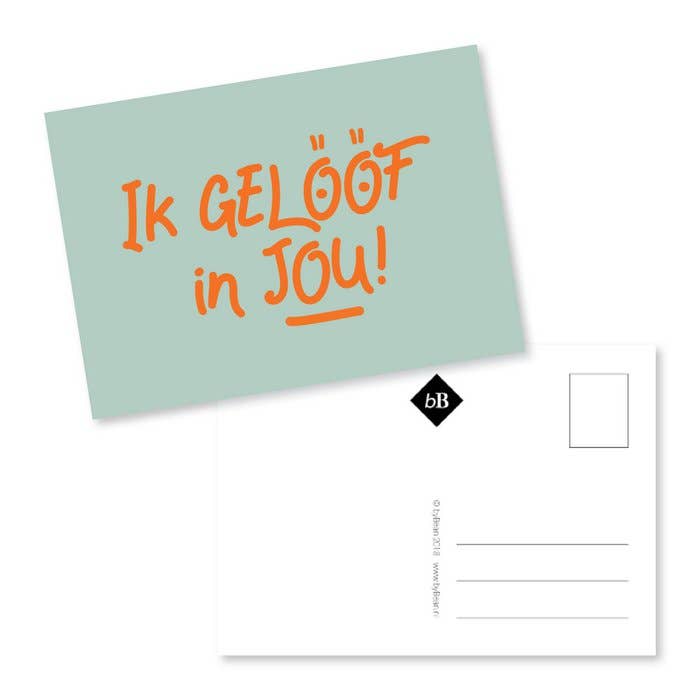 Card I Believe In You! for wholesale by byBean