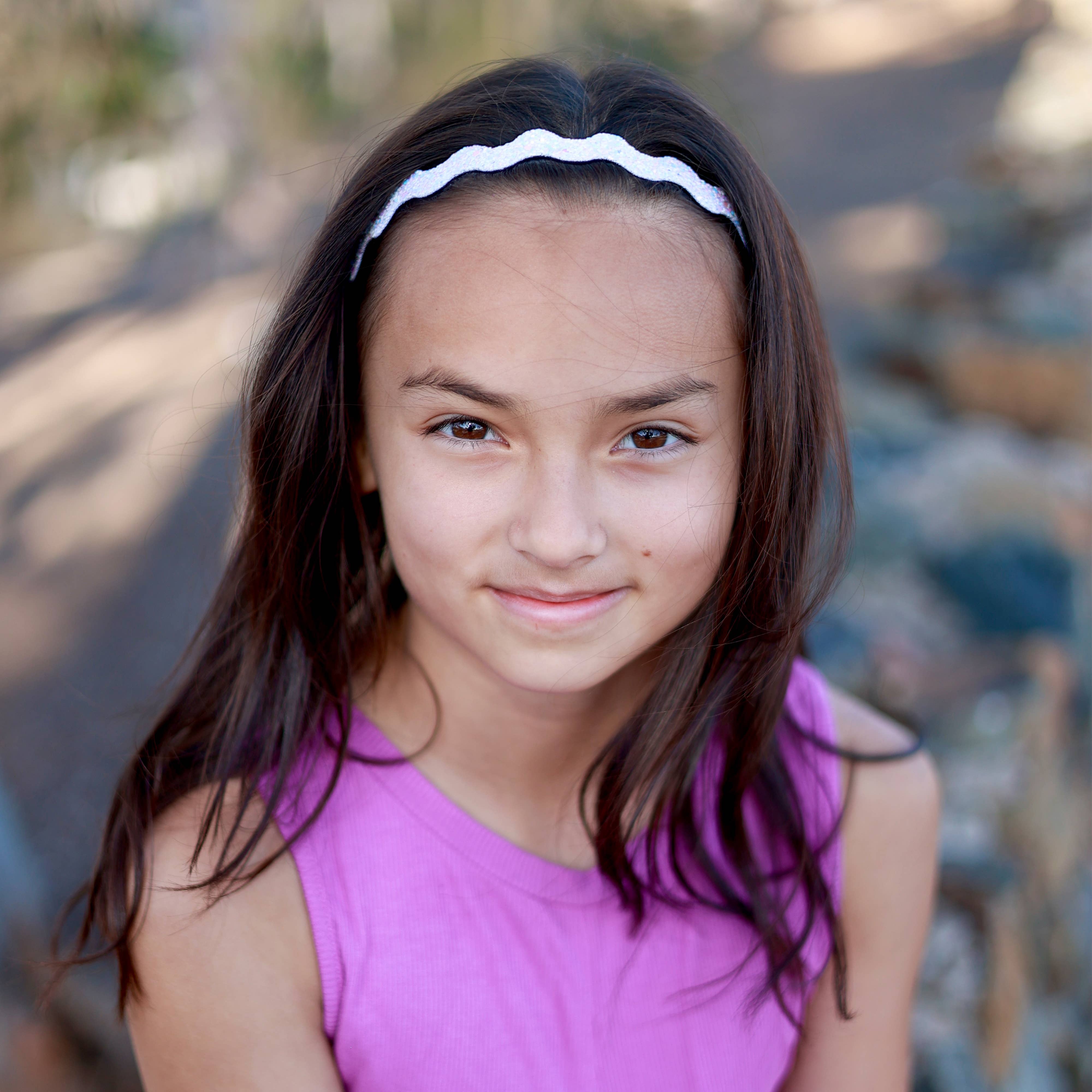 Frog Sac - Wholesale Fashion Headband - Kids - Adjustable No Slip Zig Zag Glitter Headbands - 6 Pack6