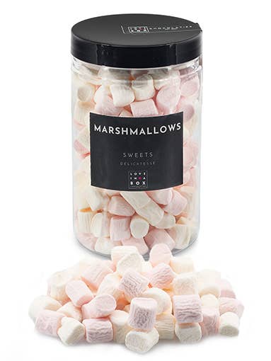 Mini vanille marshmallows van Love in a Box voor wholesale door Love in a Box Chocolatier