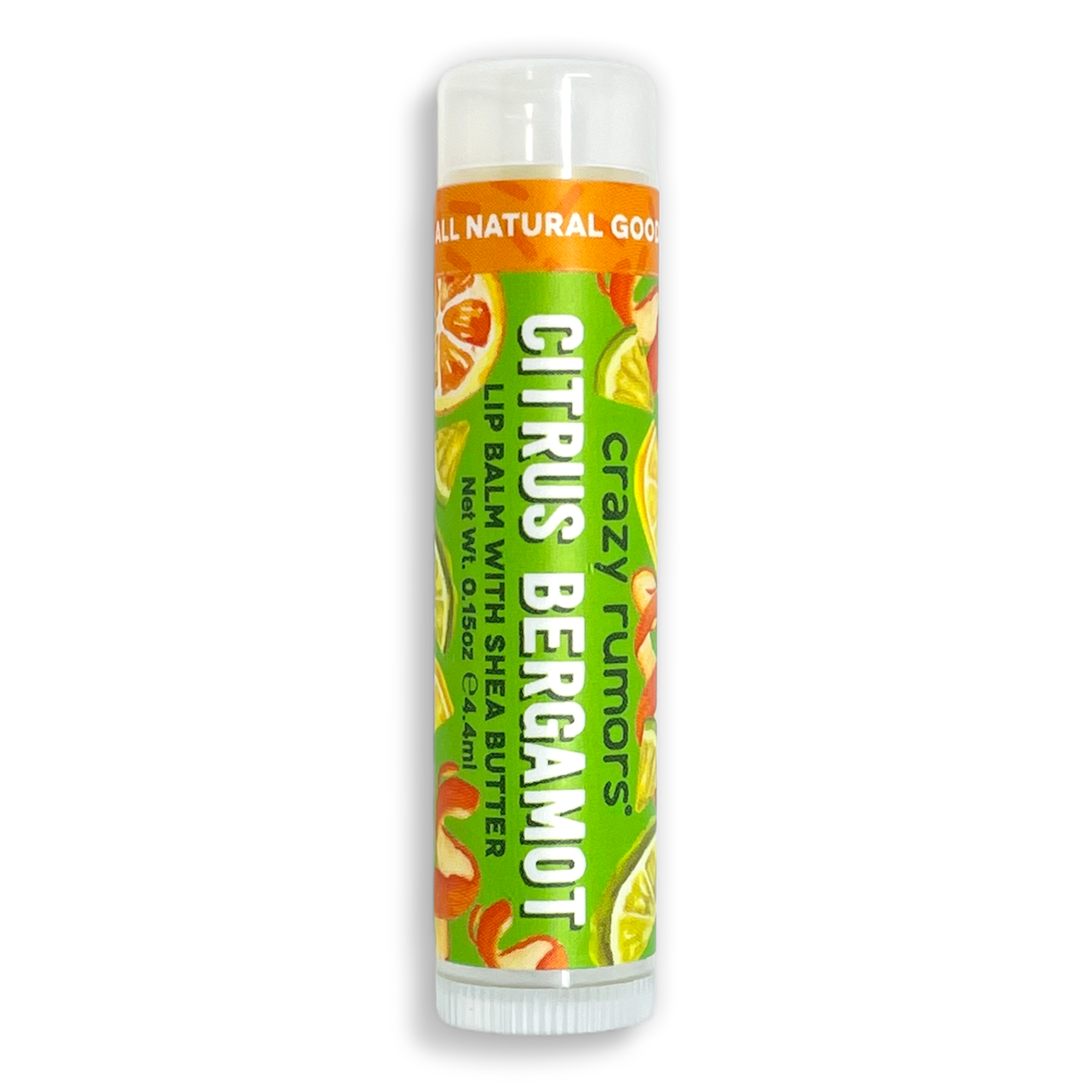 Crazy Rumors - Wholesale Lip Balm - All Natural, Vegan Citrus Bergamot Lip Balm2