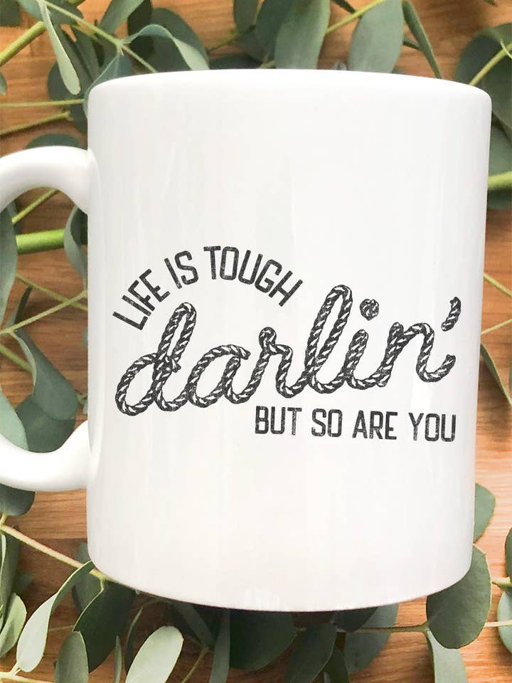Mug en céramique "La vie est dure" pour la vente par Wholesale Accessory Market