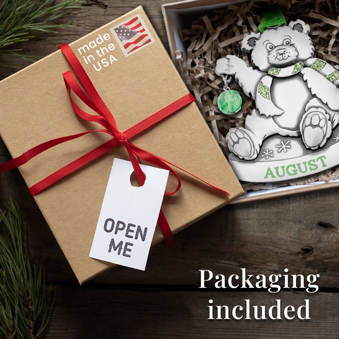 Gloria Duchin - Wholesale Ornament - Birthstone Bear Ornament15