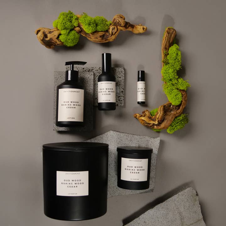 ENVIRONMENT – Großhandel Kerze im Glas / gefüllte Kerze – 55oz Kerze inspiriert von Tom Ford® Oud Wood | Guajakholz | C9