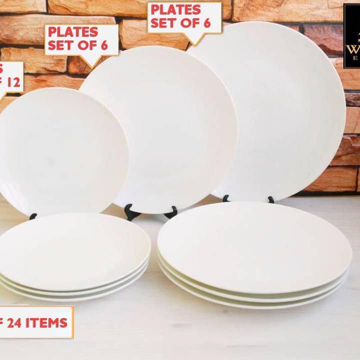 Fine Dinning Lot de 24 divertissements pour 6 pour la vente par WILMAX USA