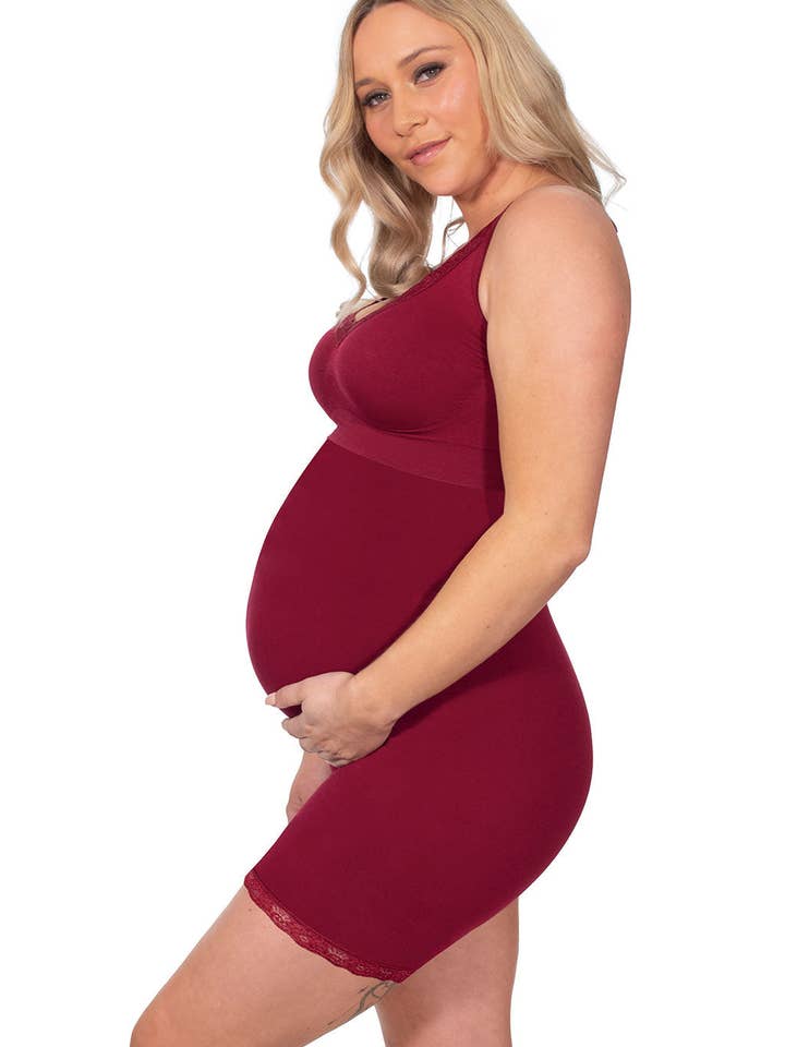 B Free AUSTRALIA - Wholesale Underwear - Maternity - Maternity Underbust Anti Chafing Midi Cotton Shorts2