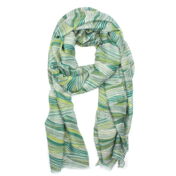 Leiden Sjal Green para venta al por mayor de 7East