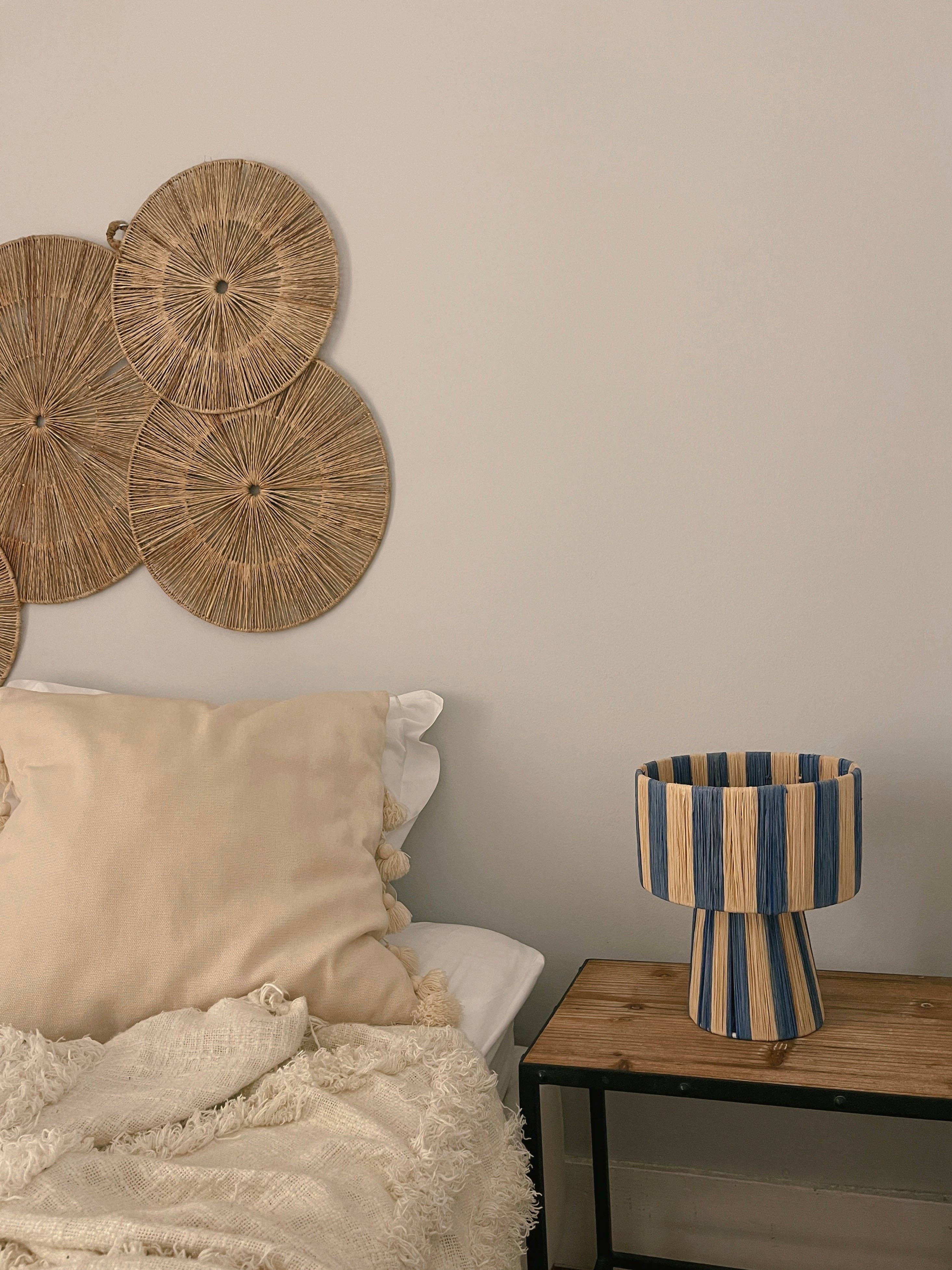 Uma Cantik - Venta al por mayor Lámparas decorativas/de escritorio - Lámpara de mesa Balibo azul6