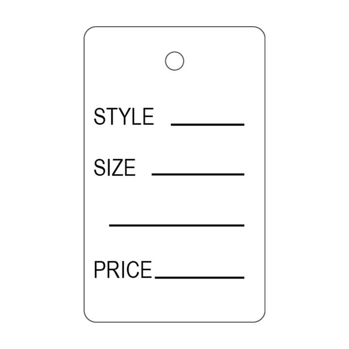 Suburban Sales - Wholesale Gift Tag - Retail Paper Hang Tags 1,000pcs/box3