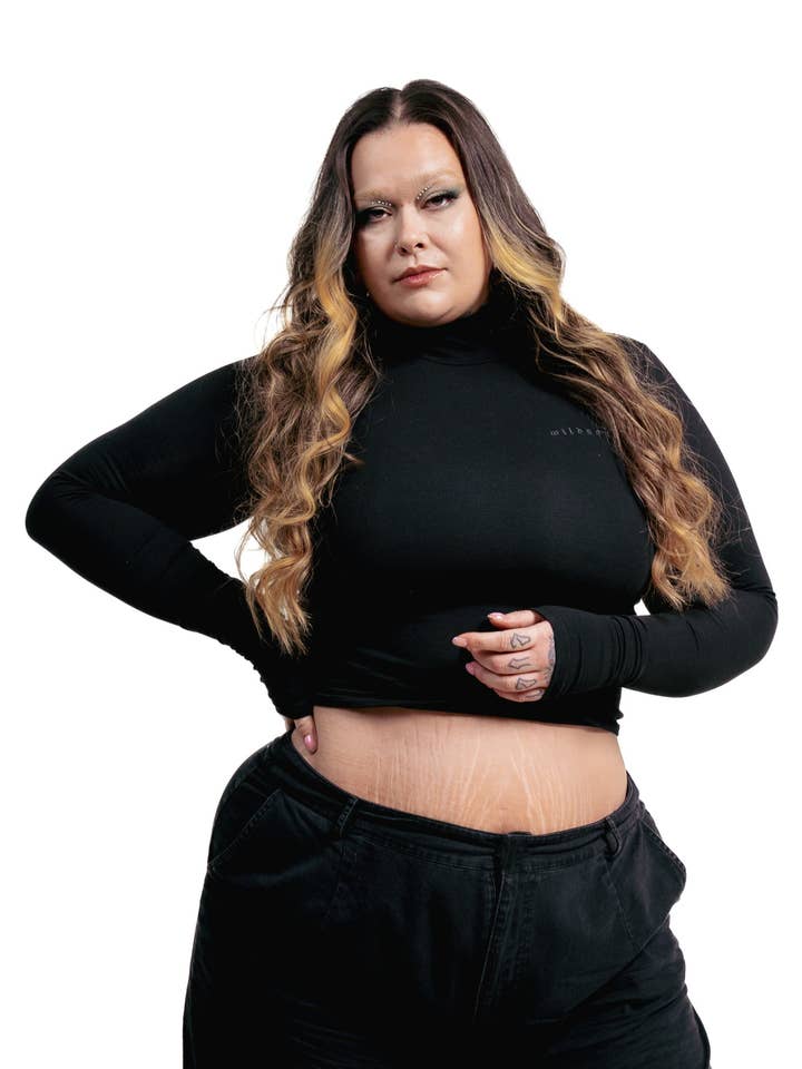 Wildsoul Longsleeve Turtleneck Black for wholesale by Wildsoul