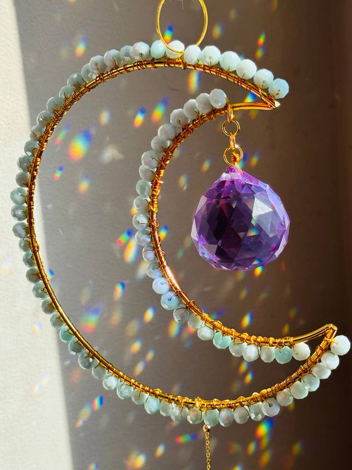 Captador de sol Maxi Crescent Ice Blue para venta al por mayor de Magick Collective