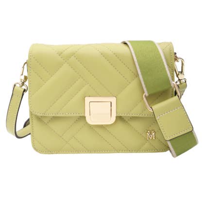 Cyrus Yellow Vera May schoudertas van veganistisch leer voor wholesale door VeraMay