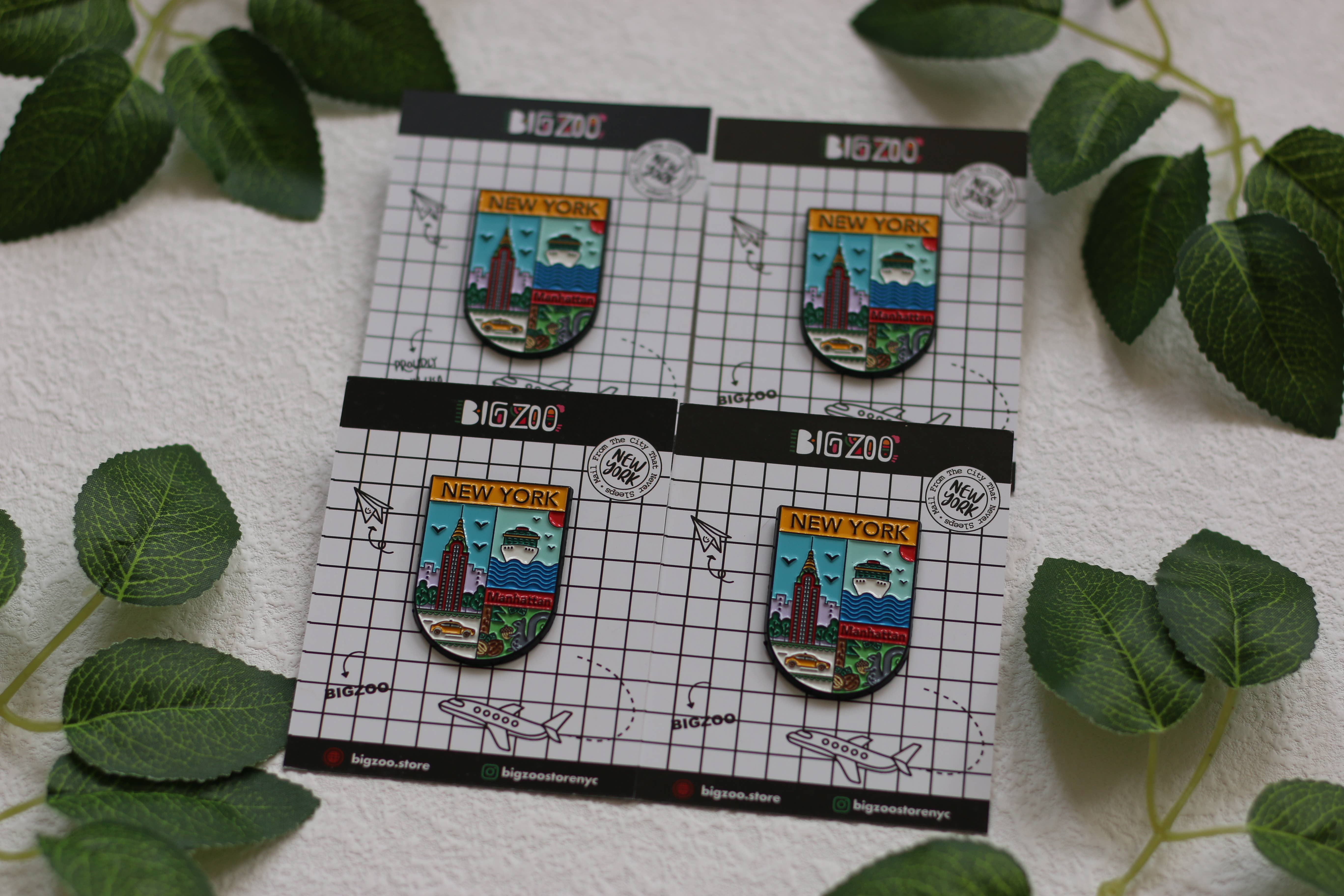 BigZoo Store - Venta al por mayor Botón/prendedor - Pin de esmalte de Nueva York - Nueva York Manhattan6