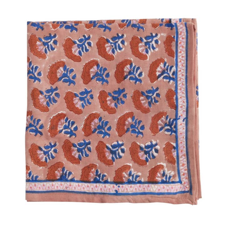 Foulard Indien - Namaste Violine pour la vente par Bonheur du Jour