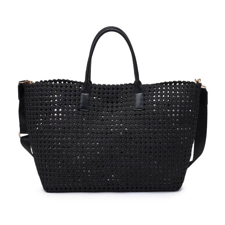 Sol and Selene - Vendita all'ingrosso Borsa tote - Donna - Borsa Grande Intrecciata a Mano Solstice5