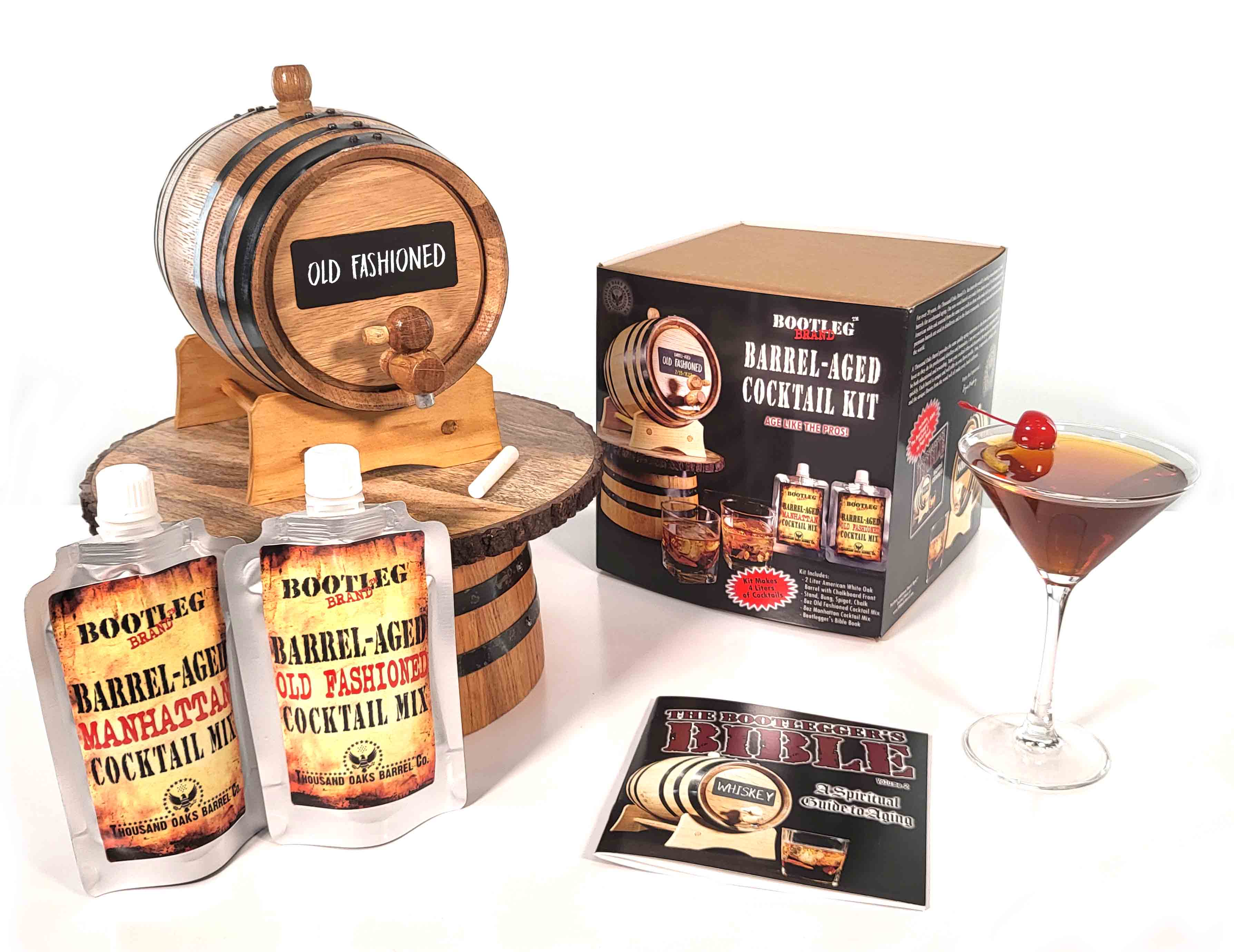 ThousandOaksBarrelCo. - Vente Kit de fabrication de boisson - Kit à cocktails vieilli en barrique2
