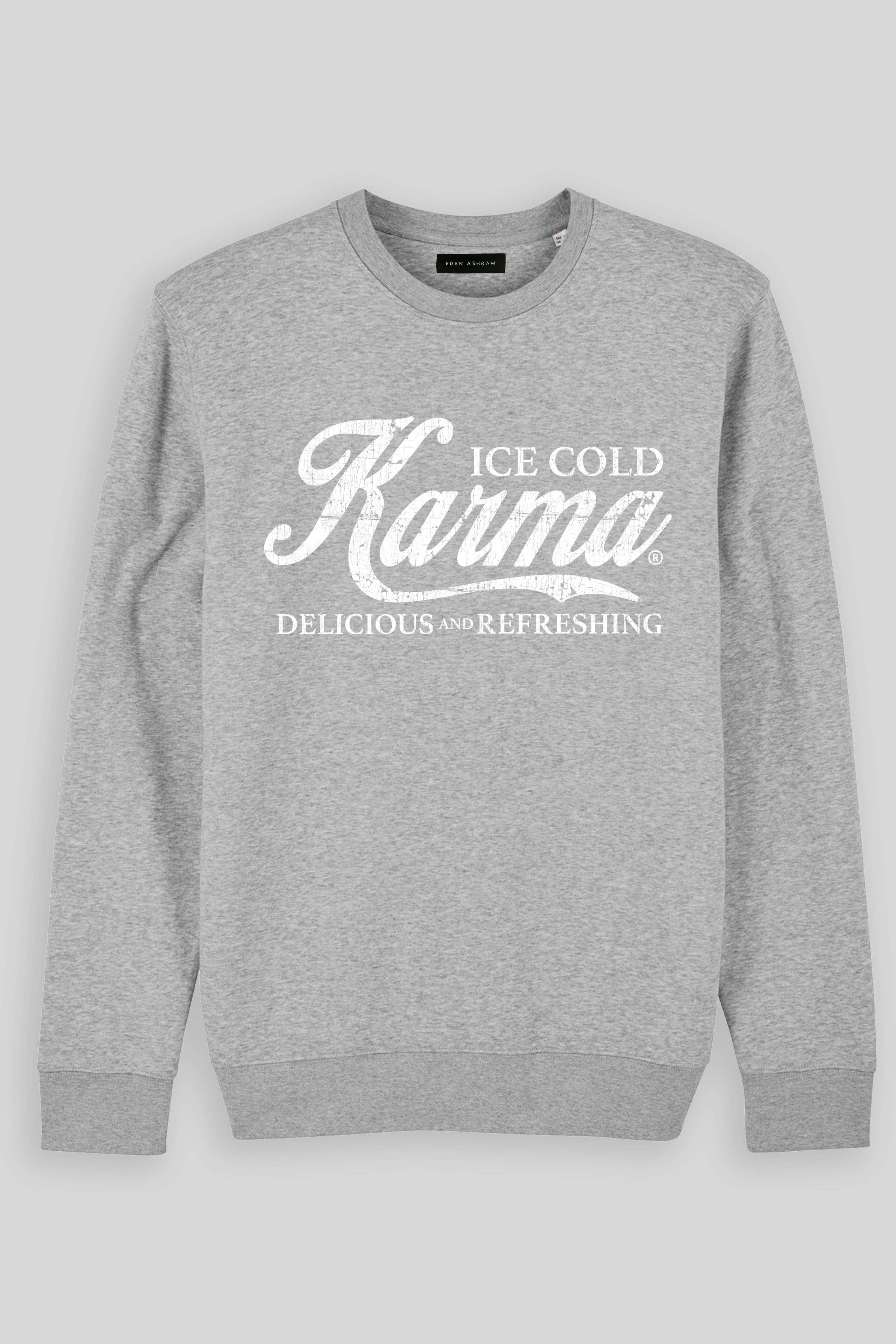 Eden Ashram - Wholesale Graphic Sweatshirt - Women's - Ice Cold Karma Premium Crew Neck Sweatshirt1