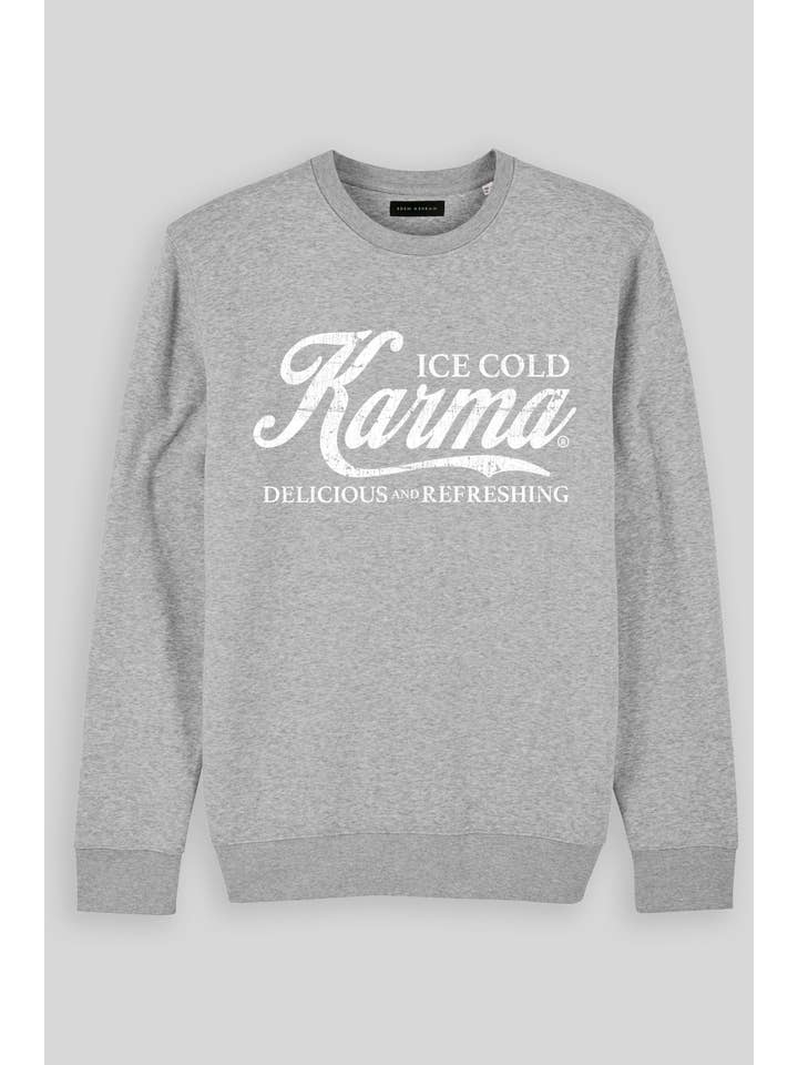 Eden Ashram - Wholesale Graphic Sweatshirt - Women's - Ice Cold Karma Premium Crew Neck Sweatshirt1