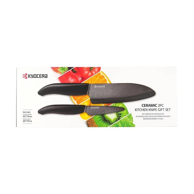 Kyocera International, Inc. - Wholesale Knife Set - REVOLUTION 2-PIECE CERAMIC KNIFE GIFT SET - WHITE 5