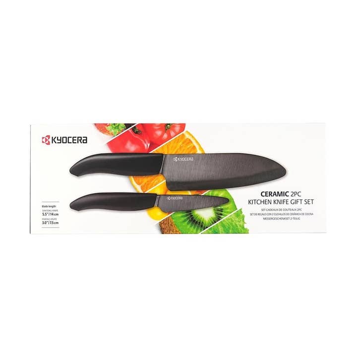 Kyocera International, Inc. - Wholesale Knife Set - REVOLUTION 2-PIECE CERAMIC KNIFE GIFT SET - WHITE 5