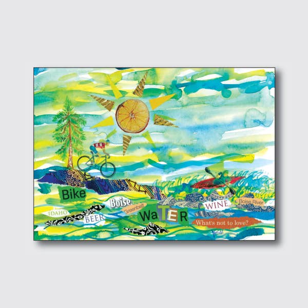 Amo Boise Idaho por atacado de Chique Lixo Greeting Cards