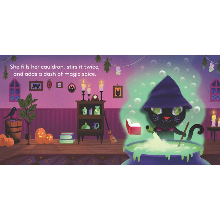 Chronicle Books - Wholesale Baby & Toddler Book (0-2) - Little Witch Cat: Finger Puppet Book6