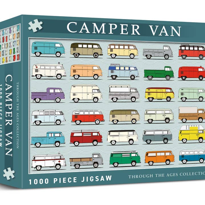 Coach House Partners - Wholesale Puzzle - Adult - Camper Van 1000 Piece Jigsaw Puzzle