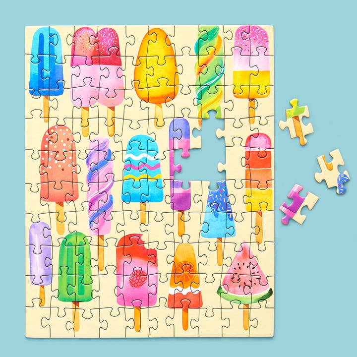WerkShoppe - Wholesale Puzzle - Kids - Popsicle Party 100 Piece Jigsaw Puzzle1