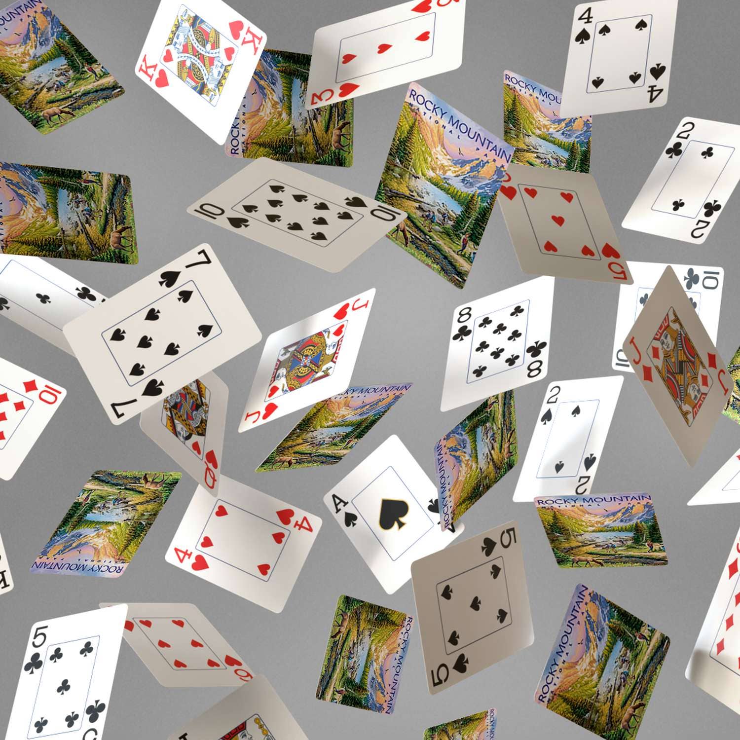 Boardwalk Puzzle Company - Wholesale Playing Cards - Rocky Mountain National Park - Playing Cards5